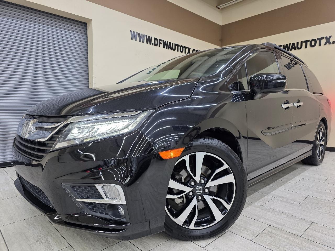 Black 2018 Honda Odyssey Minivan Front-Wheel Drive Automatic