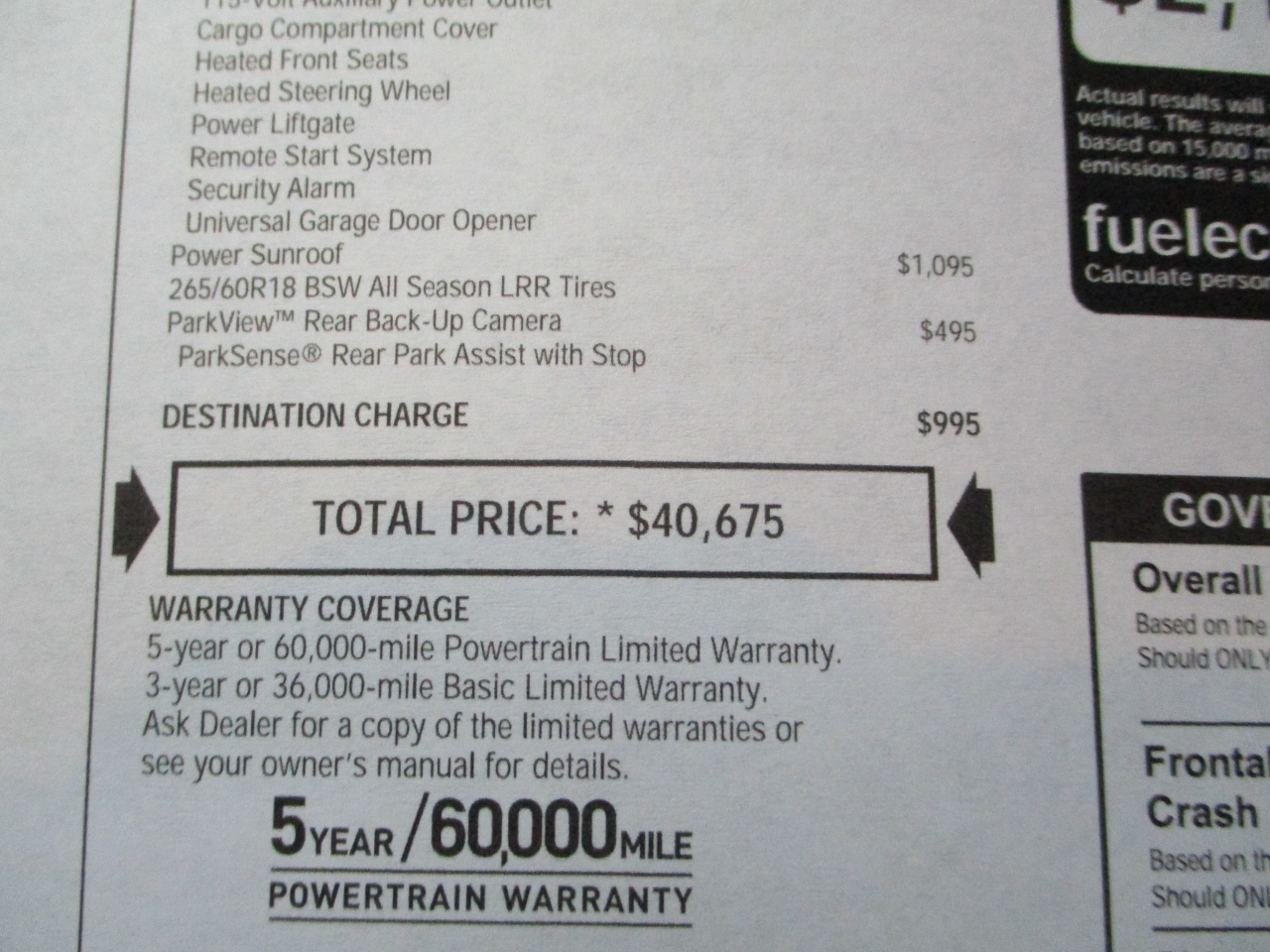 Jeep Grand Cherokee Laredo 4WD 2016