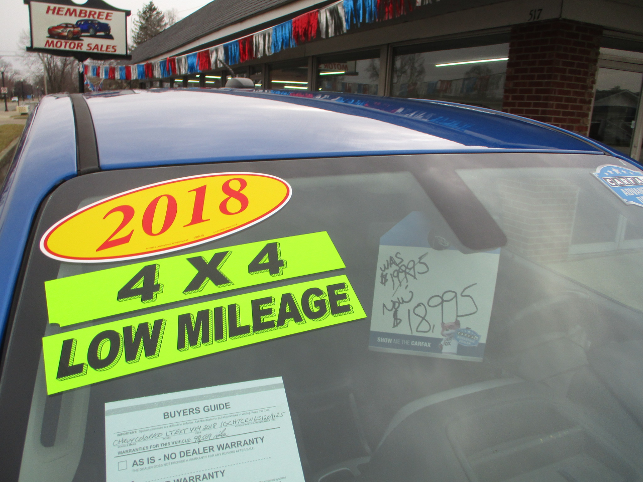 Chevrolet Colorado LT Ext. Cab 4WD 2018