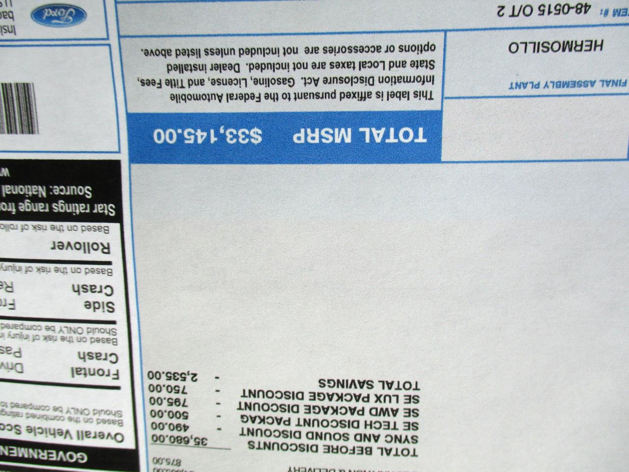 Ford Fusion SE AWD 2017