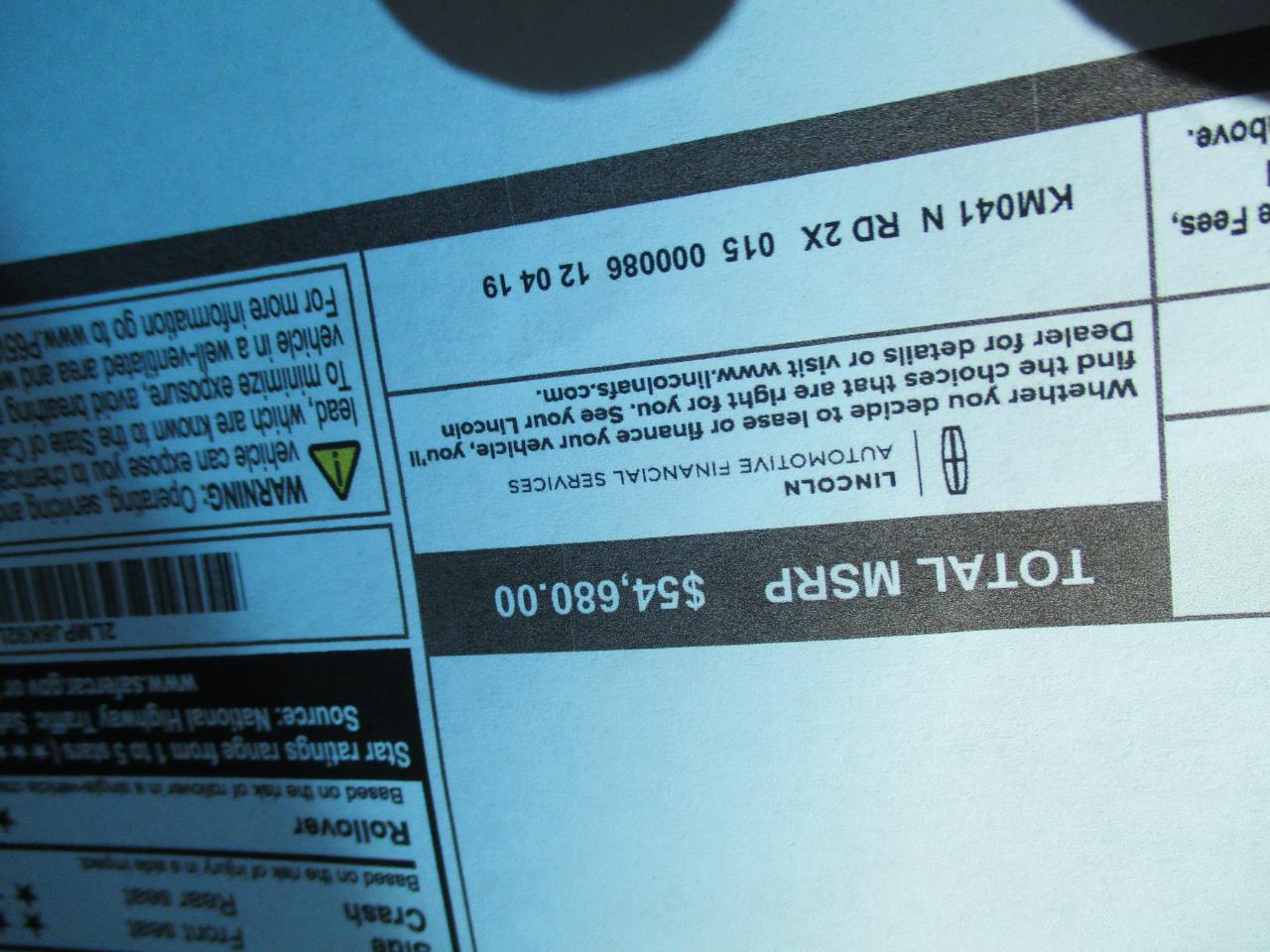 Lincoln Nautilus Reserve 2020