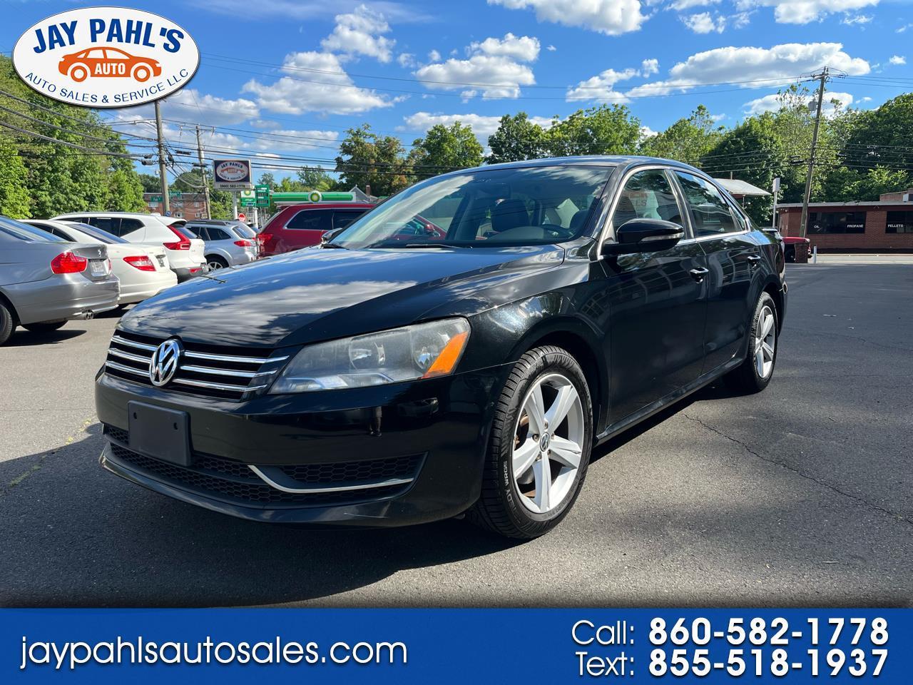 Volkswagen Passat 4dr Sdn 2.5L Auto SE PZEV 2012