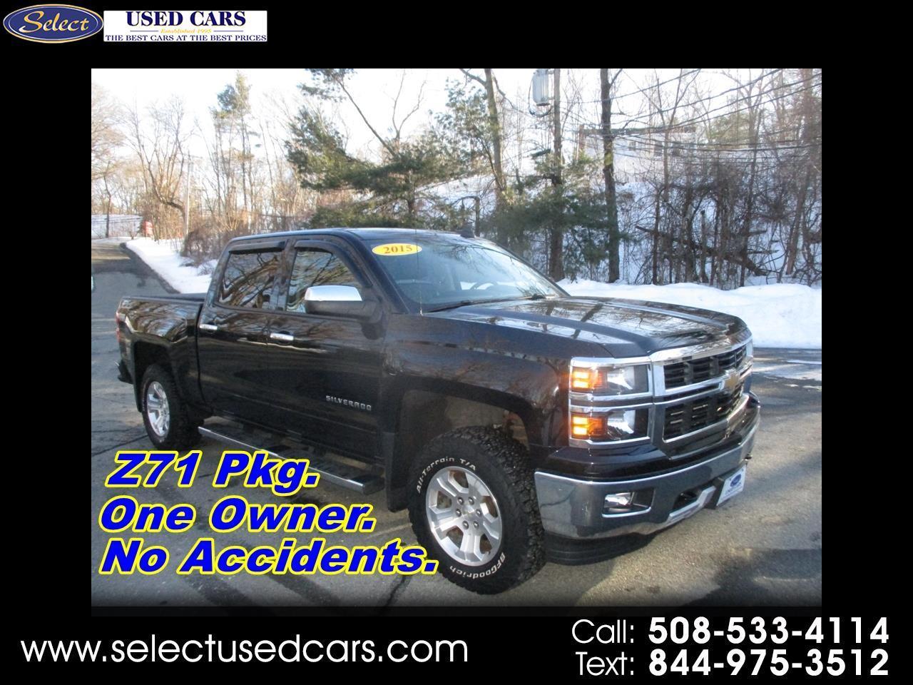 2015 Chevrolet Silverado 1500 LT Z71 Crew Cab 4WD