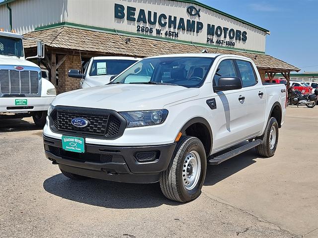 White 2021 Ford Ranger Pickup Truck Four-Wheel Drive Automatic