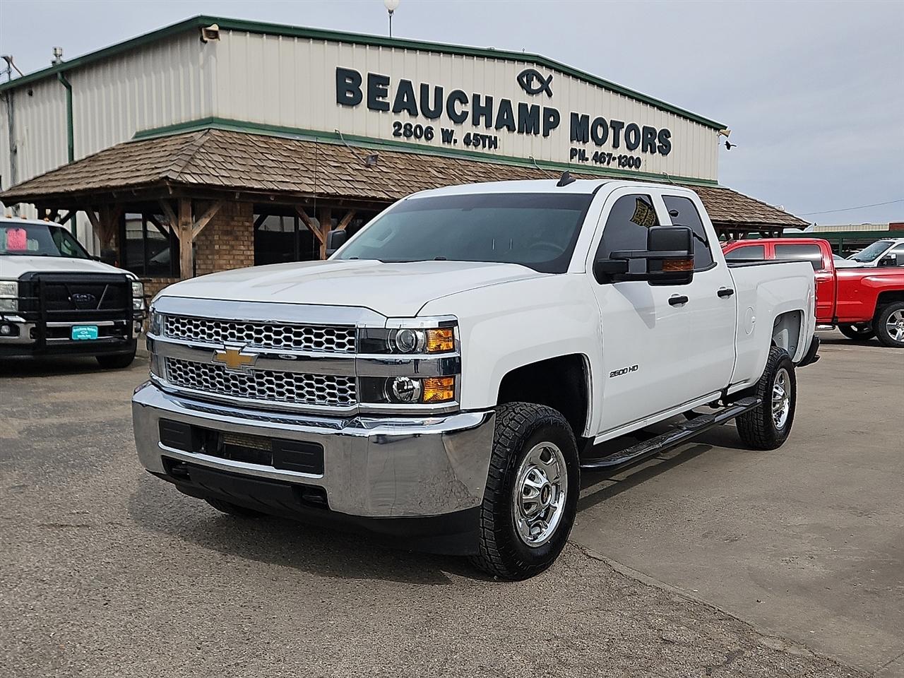2019 Chevrolet Silverado 2500HD 4WD Double Cab 144.2" Work Truck