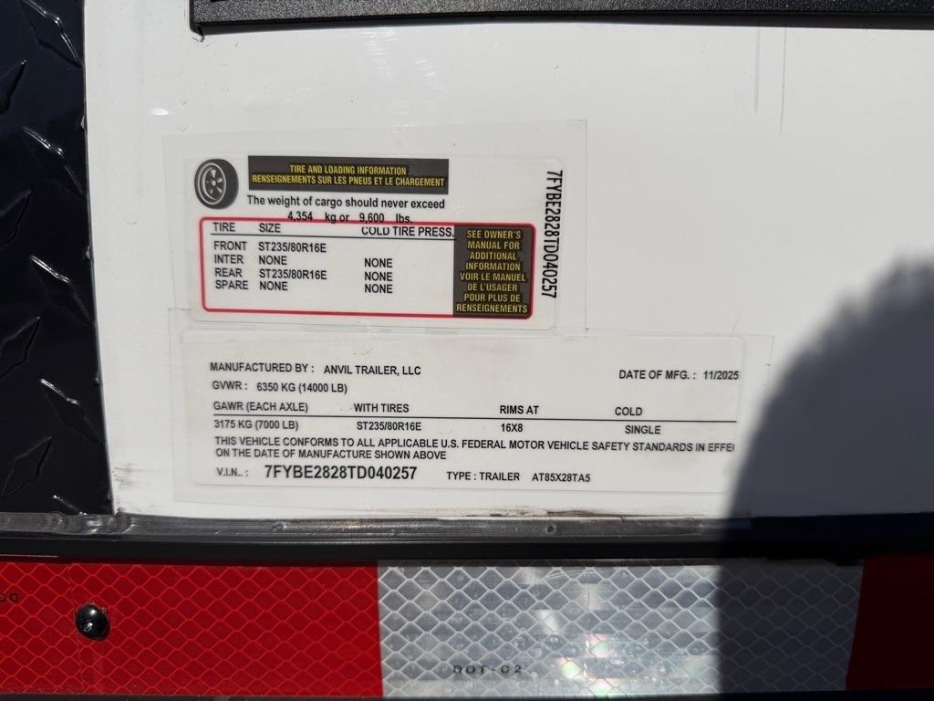 Anvil Trailer LLC Trailer  2026