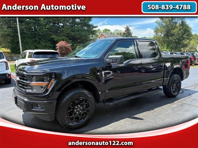 Black 2025 Ford F-150 Pickup Truck Four-Wheel Drive Automatic