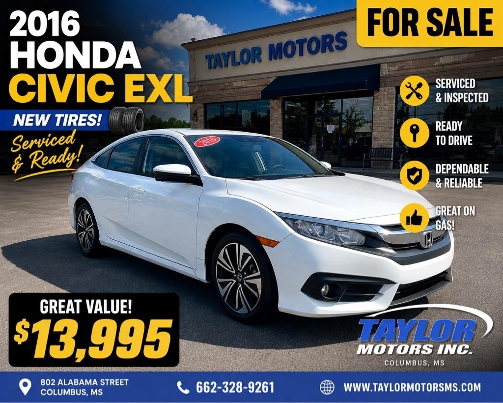 Honda Civic Sedan 4dr CVT EX-L 2016