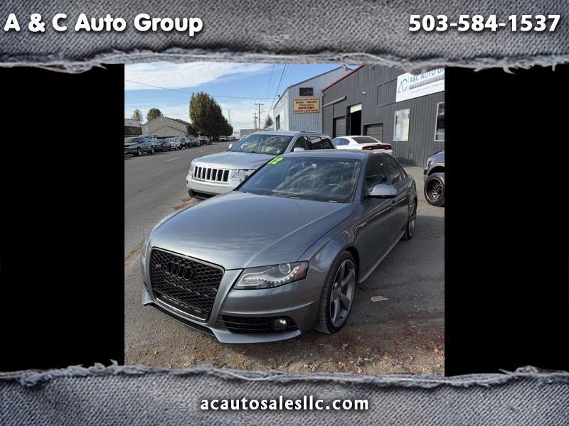 2012 Audi S4 Sedan quattro S tronic