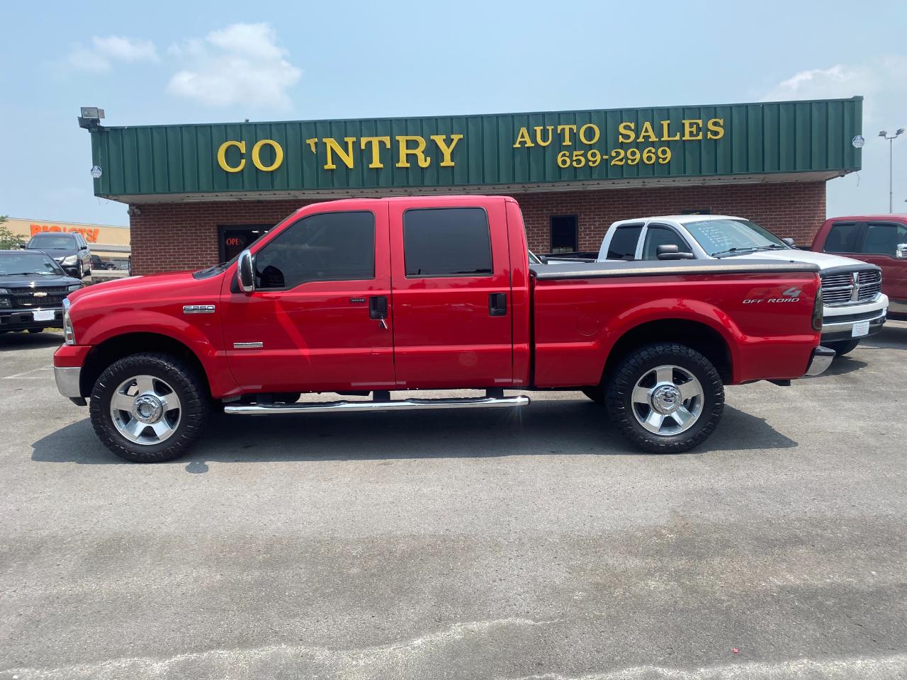 Used 2006 Ford F250 SD Lariat Crew Cab Short Bed 4WD for Sale in Glasgow KY 42141 Country Auto