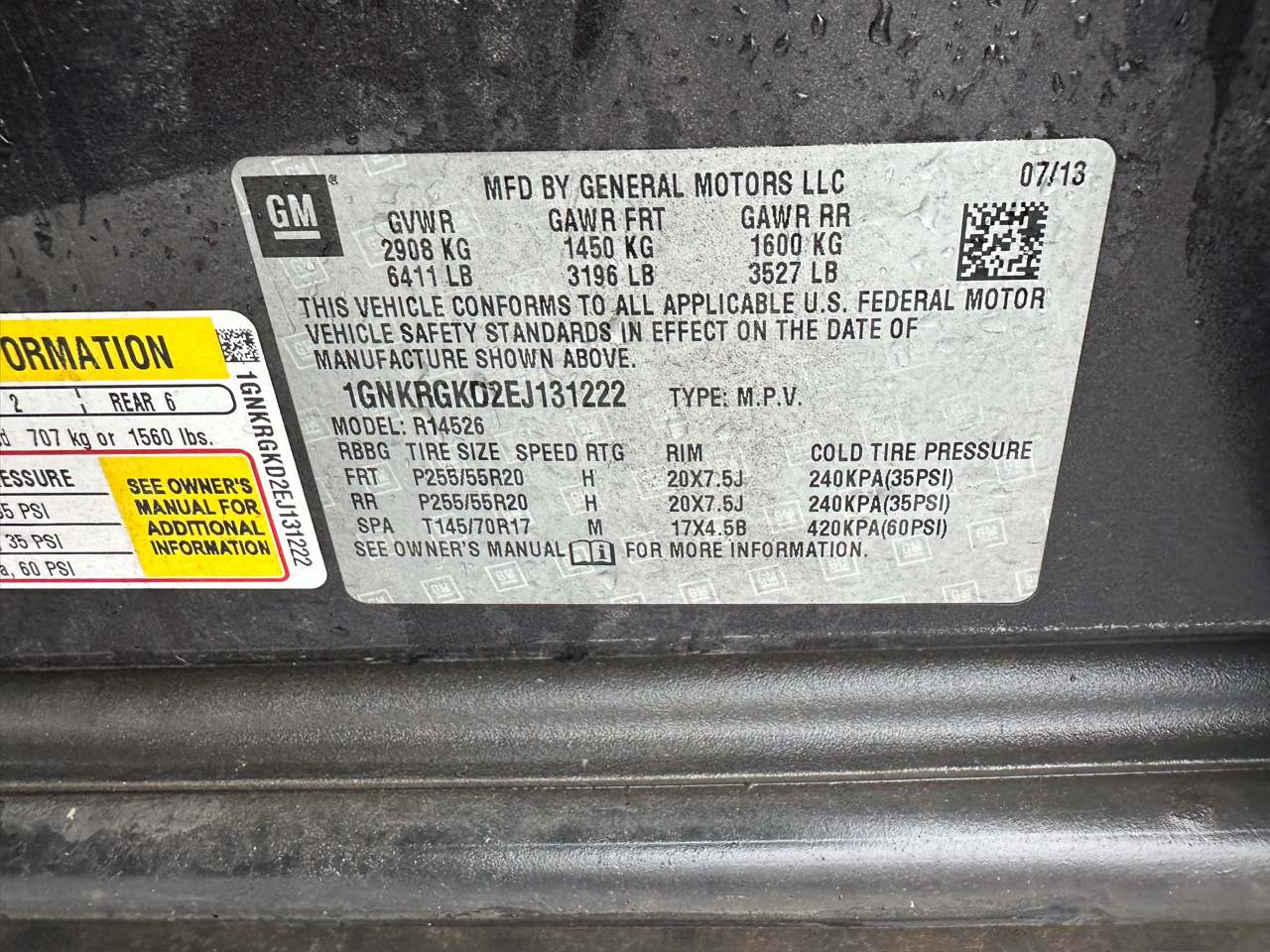 Chevrolet Traverse 1LT FWD 2014 Chevrolet Traverse 1LT FWD 2014