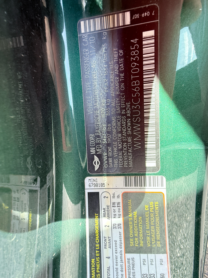 MINI Cooper Base 2011