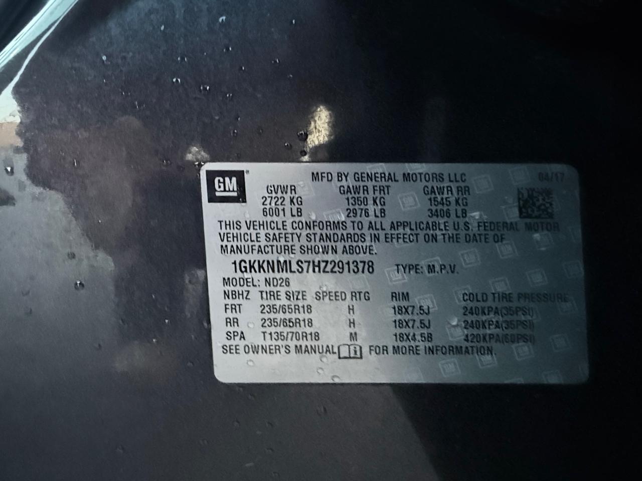 GMC Acadia SLT-1 FWD 2017