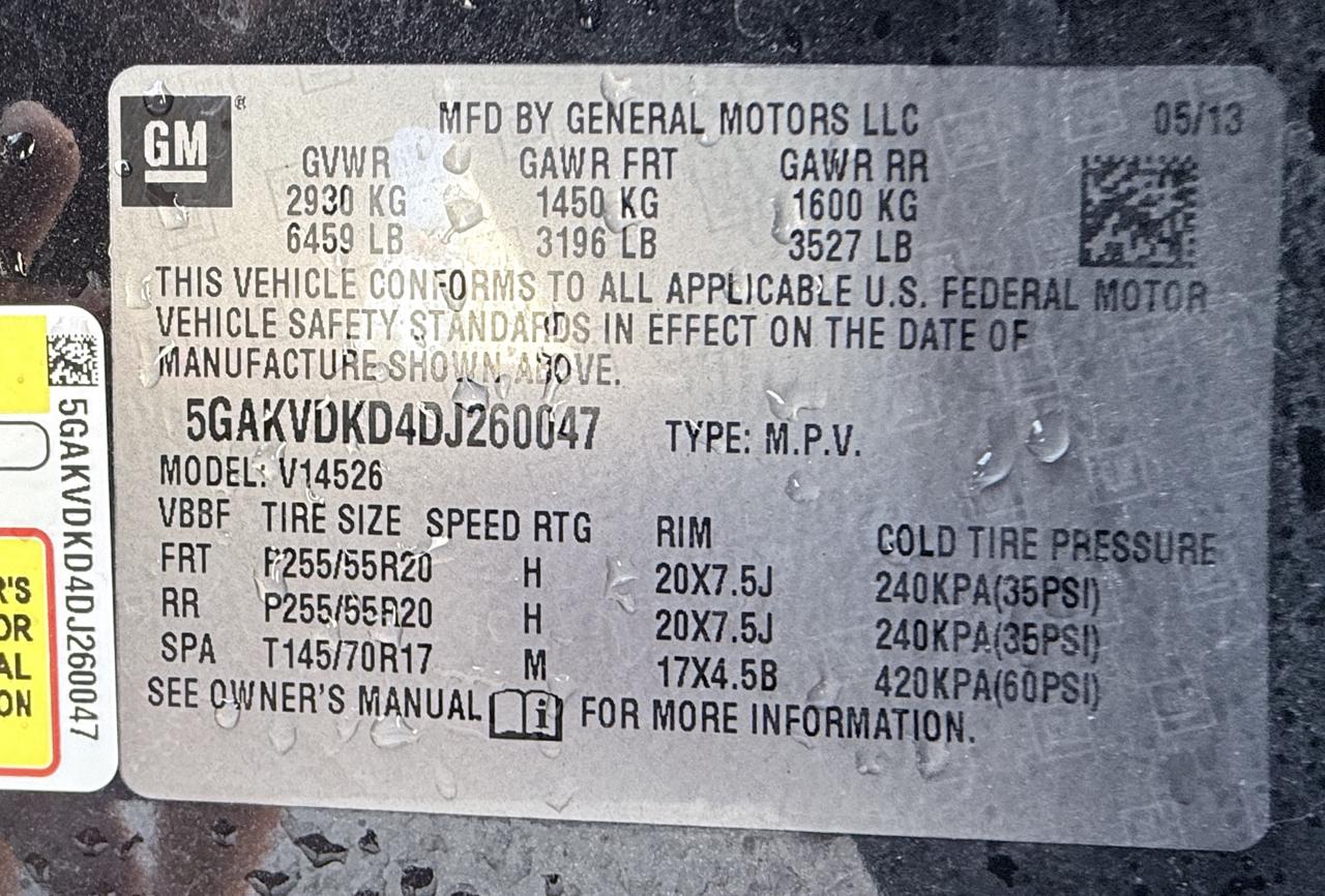 Buick Enclave Premium AWD 2013