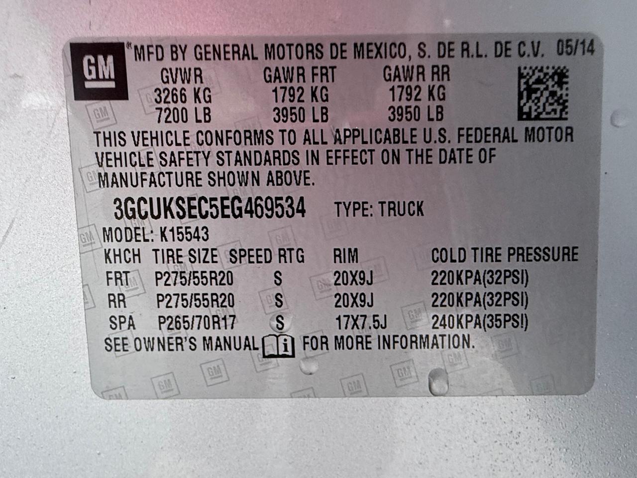 Chevrolet Silverado 1500 2LZ Crew Cab Long Box 4WD 2014