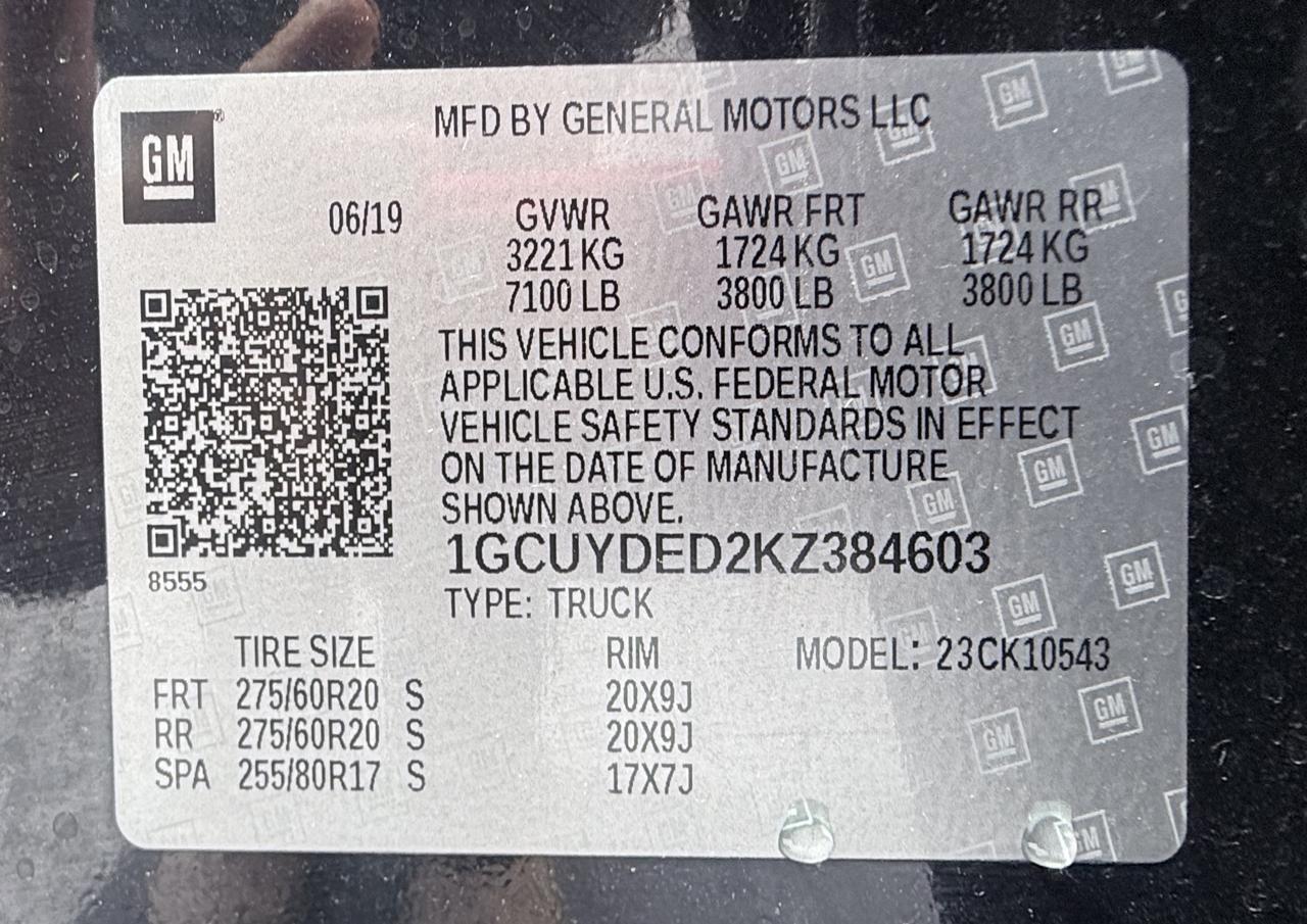 Chevrolet Silverado 1500 LT Crew Cab 4WD 2019