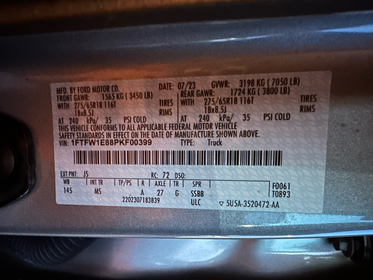 Ford F-150 Lariat SuperCrew 5.5-ft. Bed 4WD 2023