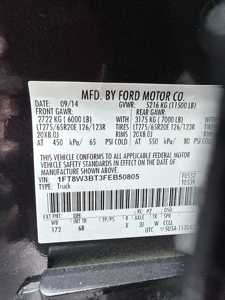 Ford F-350 SD King Ranch Crew Cab Long Bed 4WD 2015