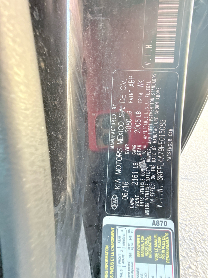 Kia Forte LX 6A 2017