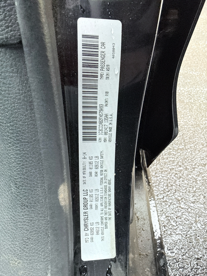 Chrysler 200 Limited 2015