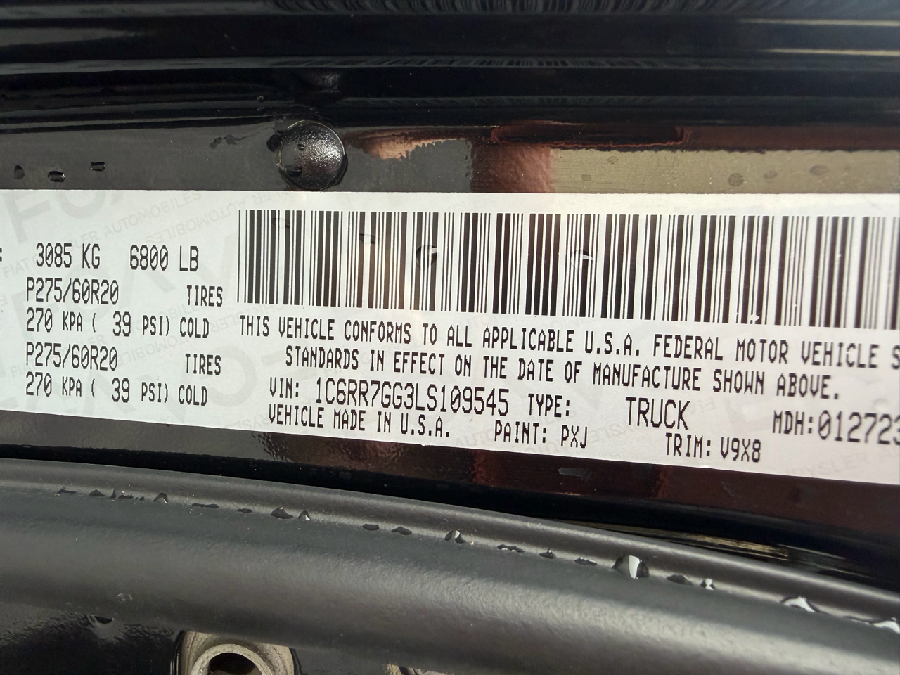 RAM 1500 SLT Quad Cab 4WD 2020