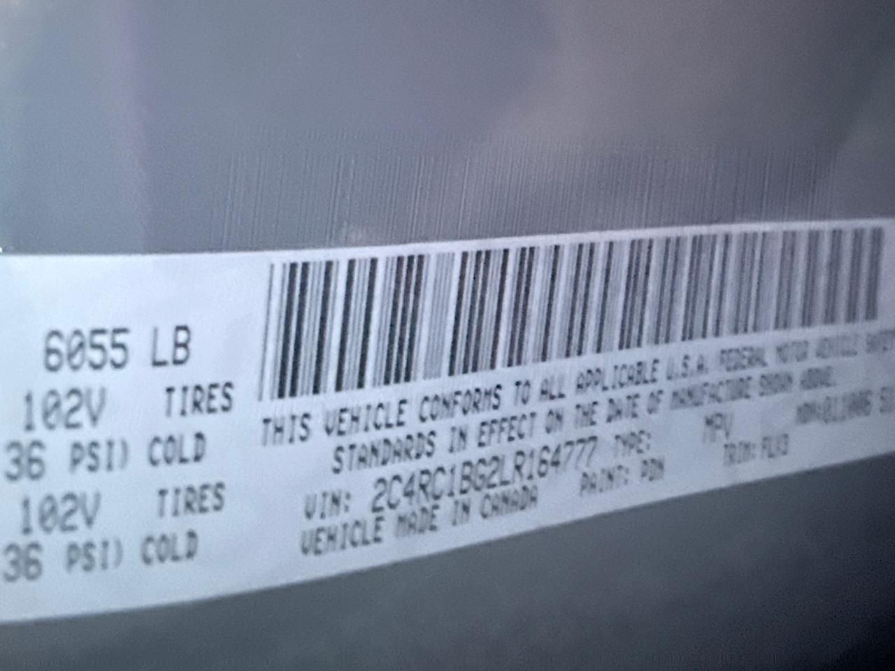 Chrysler Pacifica Touring-L 2020