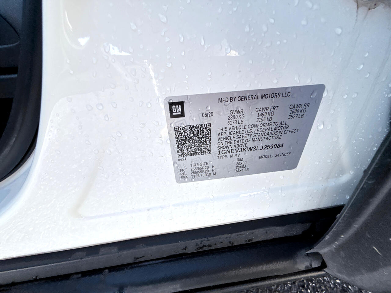 Chevrolet Traverse RS AWD 2020