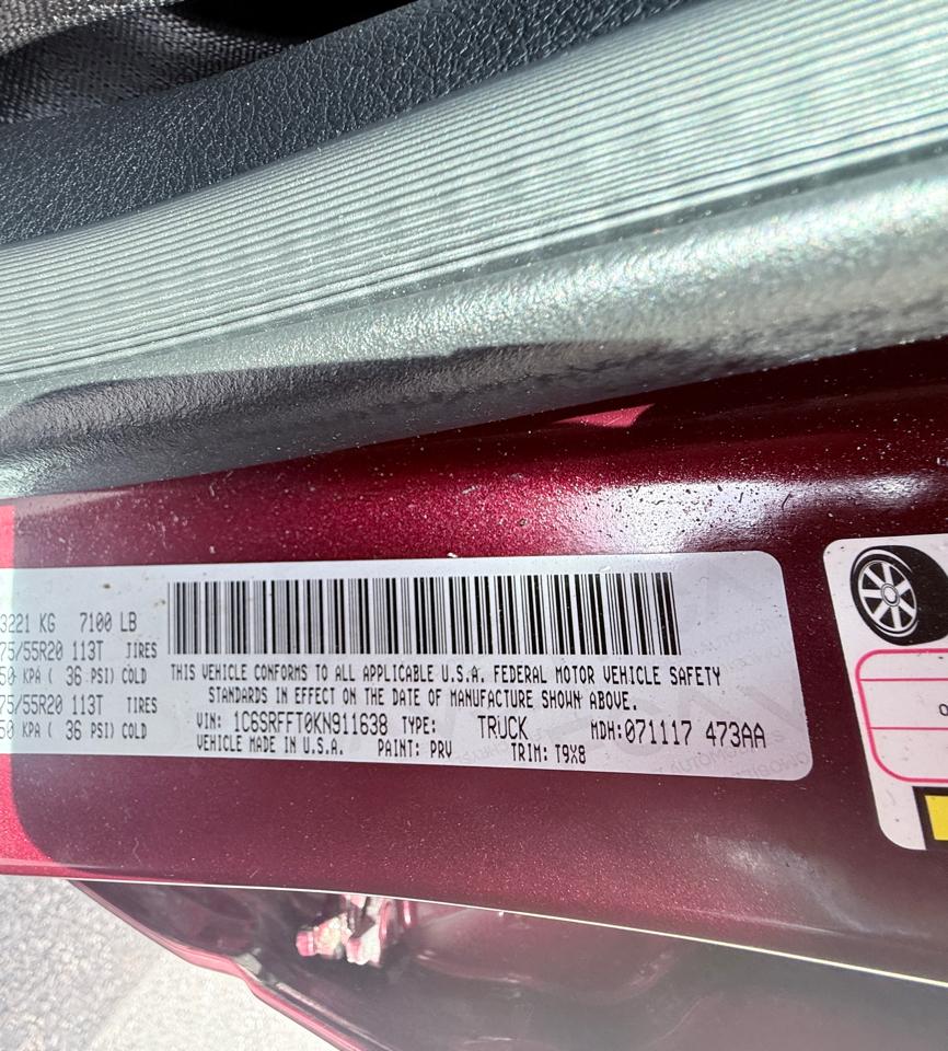 RAM 1500 Big Horn Crew Cab SWB 4WD 2019