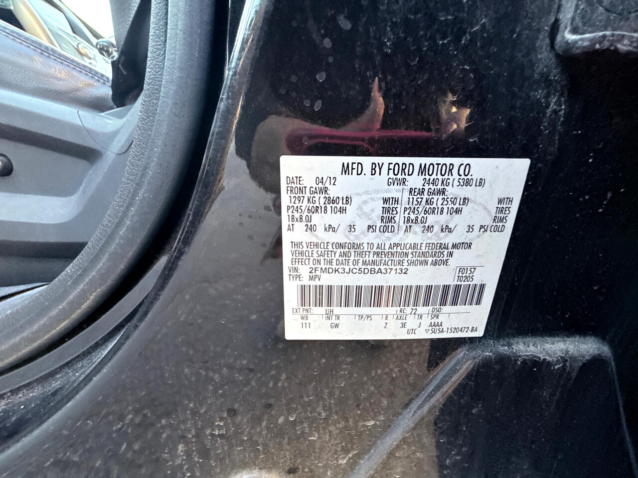 Ford Edge SEL FWD 2013