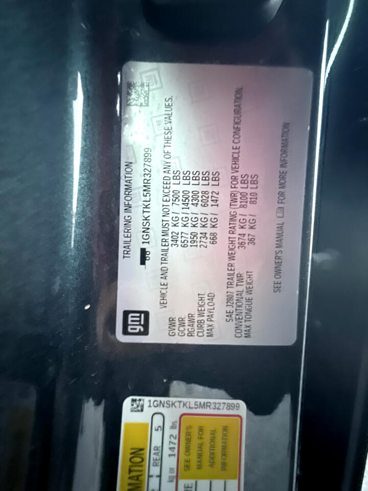 Chevrolet Tahoe High Country 4WD 2021