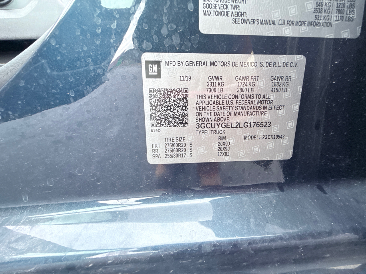 Chevrolet Silverado 1500 LTZ Crew Cab Long Box 4WD 2020