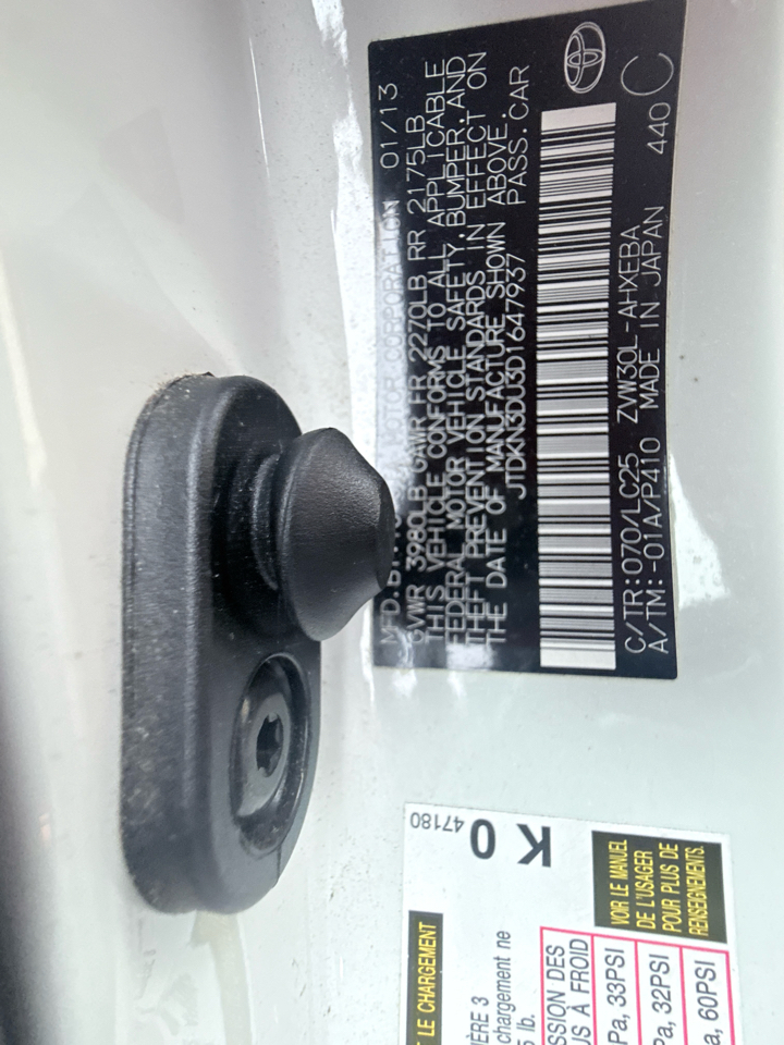 Toyota Prius Prius III 2013