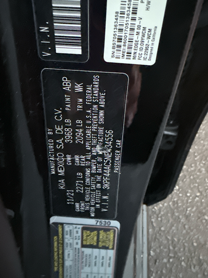 Kia Forte GT 7A 2022