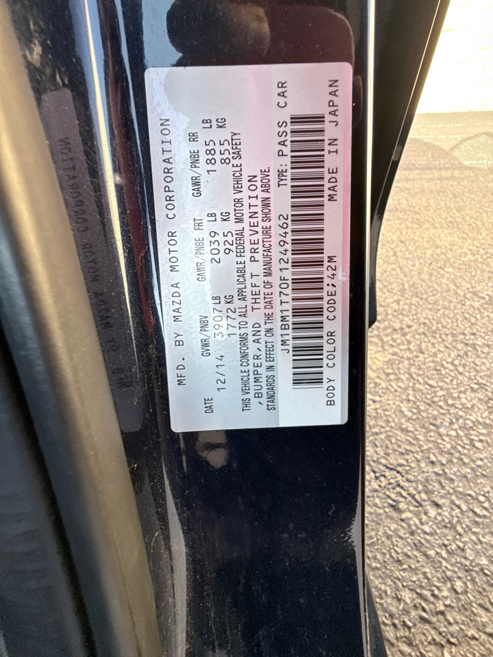 Mazda MAZDA3 i SV AT 4-Door 2015