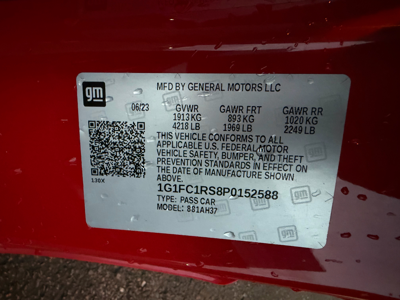 Chevrolet Camaro 2LT Coupe 2023