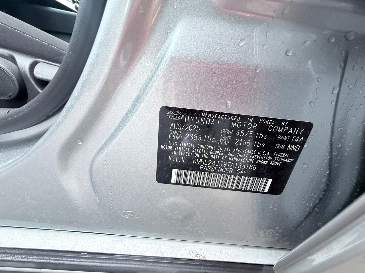 Hyundai Sonata Hybrid Blue 2025