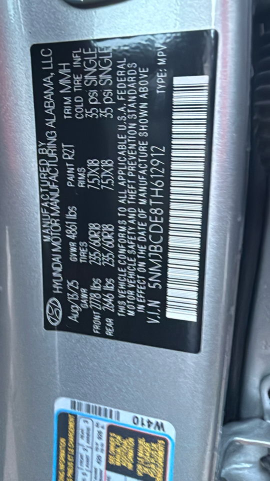 Hyundai Tucson SEL AWD 2026