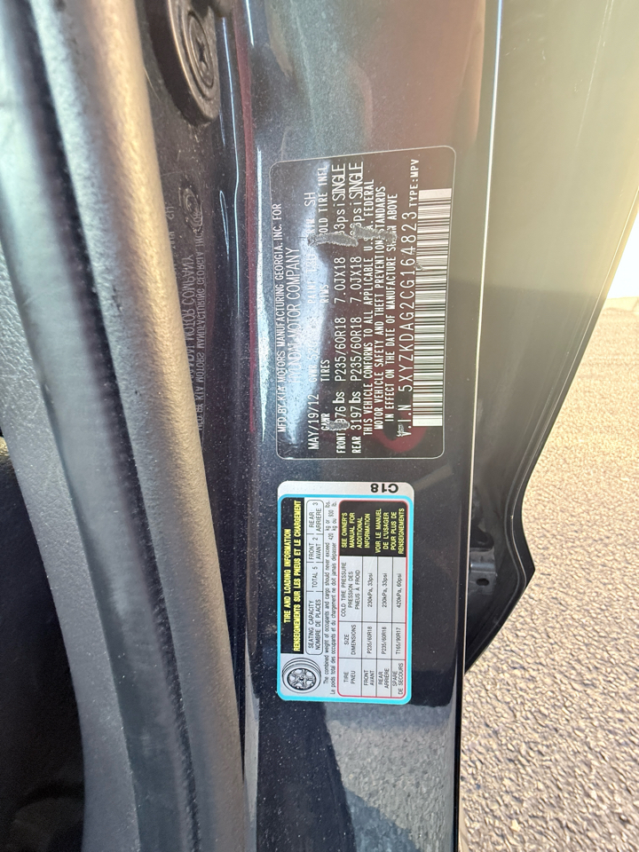 Hyundai Santa Fe Limited 3.5 4WD 2012