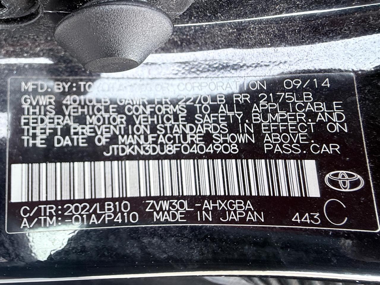 Toyota Prius Four 2015