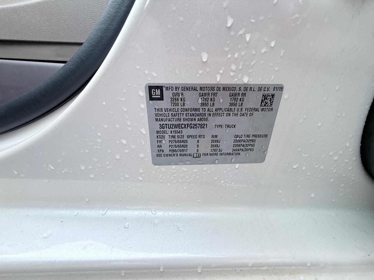 GMC Sierra 1500 Denali Crew Cab Short Box 4WD 2015