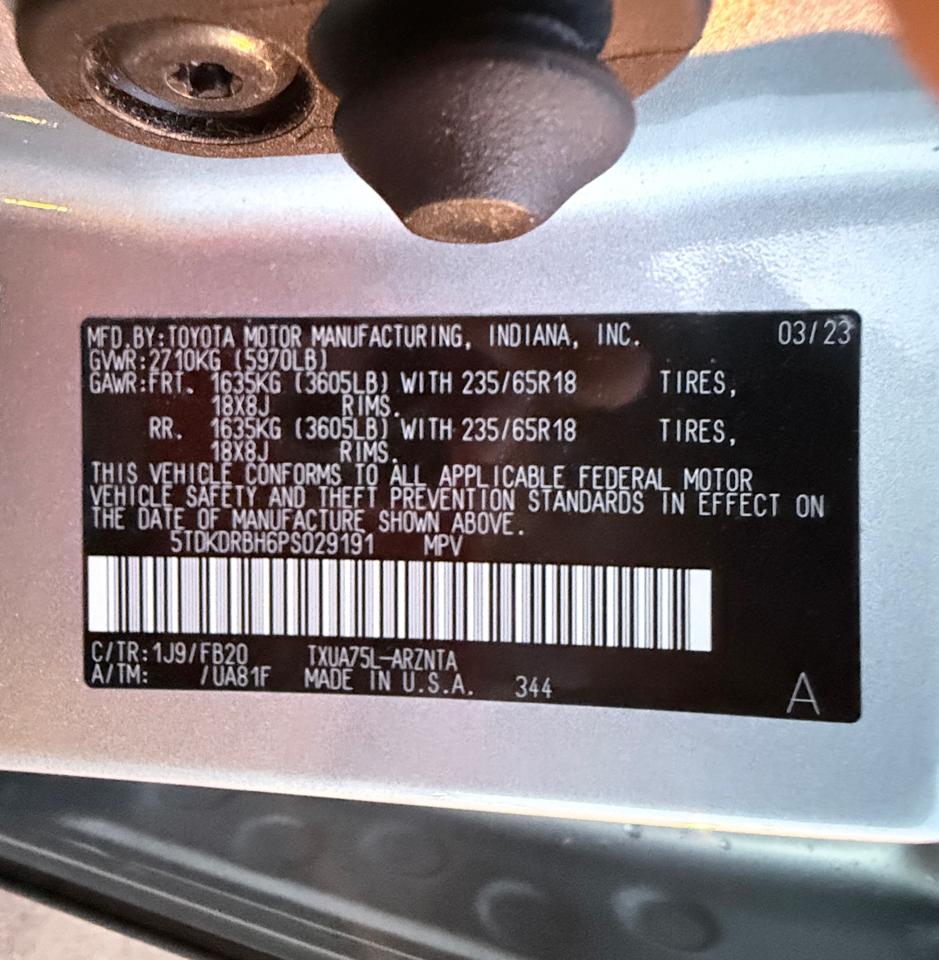 Toyota Highlander Others 2023