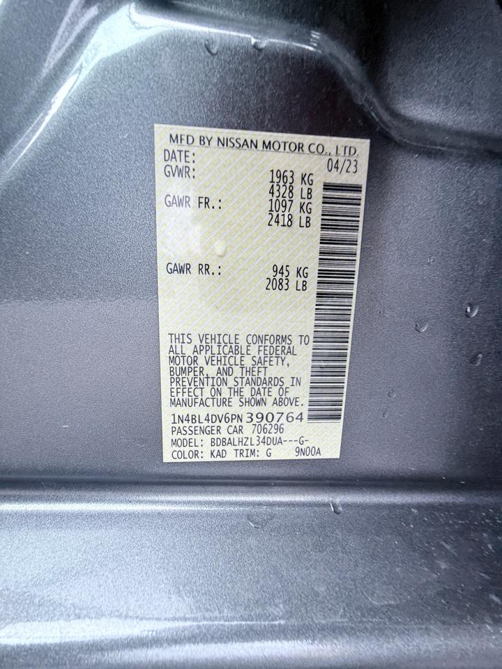 Nissan Altima 2.5 SV 2023