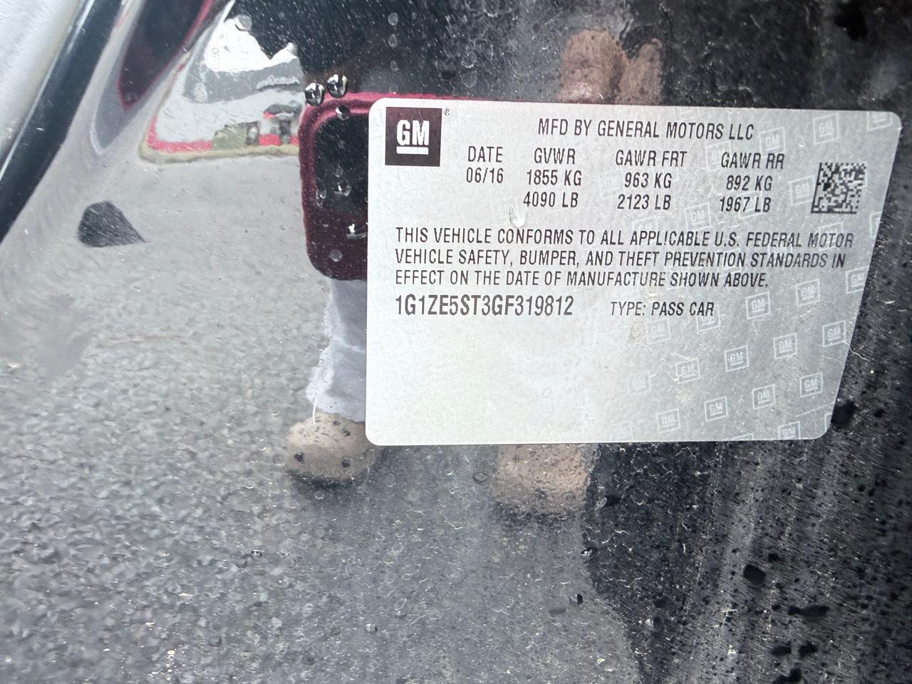 Chevrolet Malibu 1LT 2016