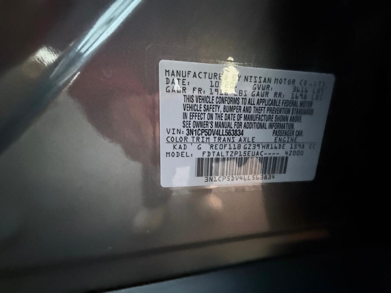 Nissan Kicks SR 2020