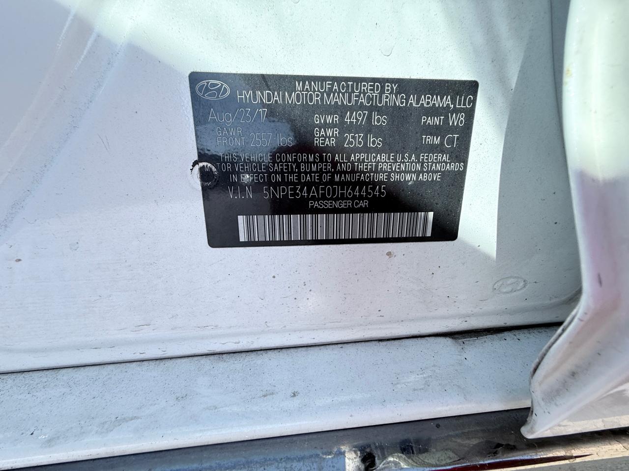 Hyundai Sonata Sport 2018