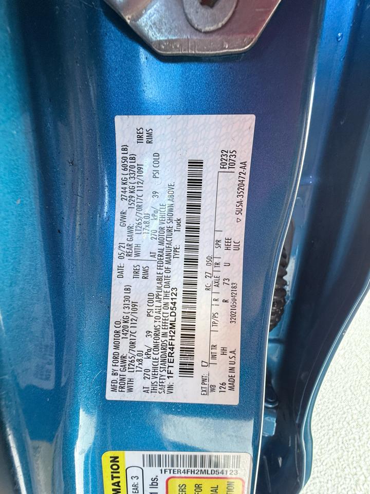 Ford Ranger XL SuperCrew 4WD 2021