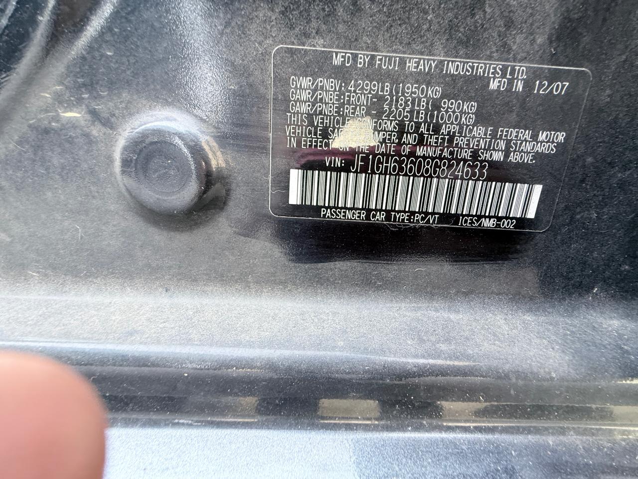 Subaru Outback Sport 2008