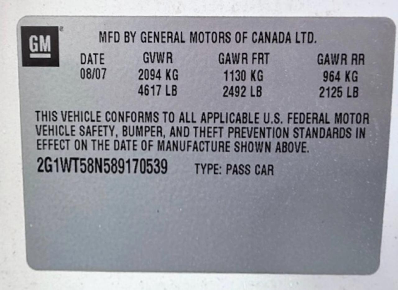 Chevrolet Impala LT 2008