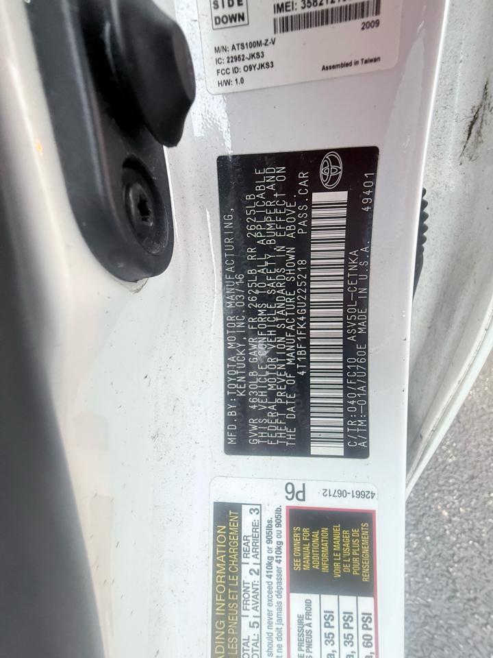 Toyota Camry XLE 2016