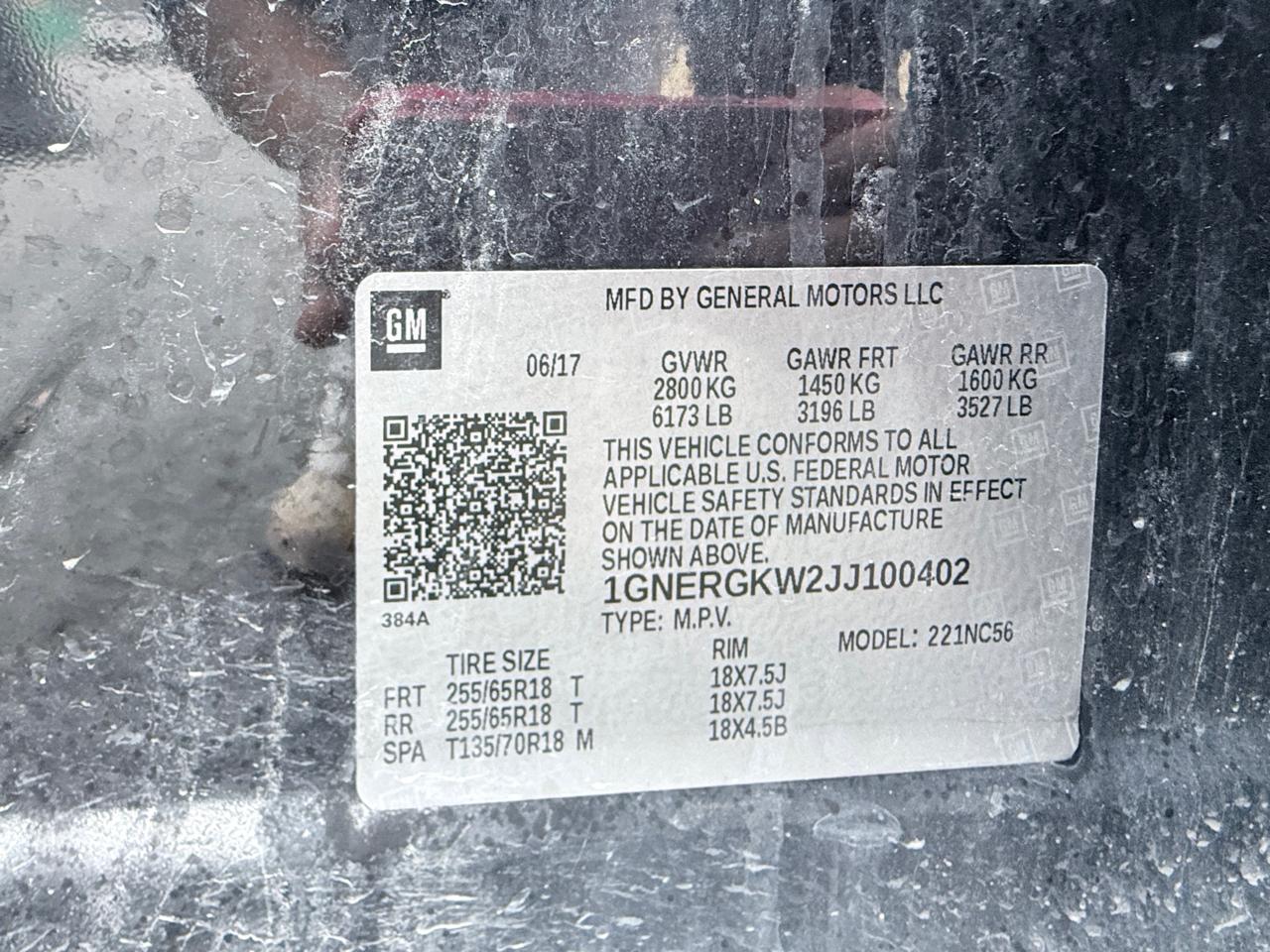 Chevrolet Traverse LT Cloth FWD 2018